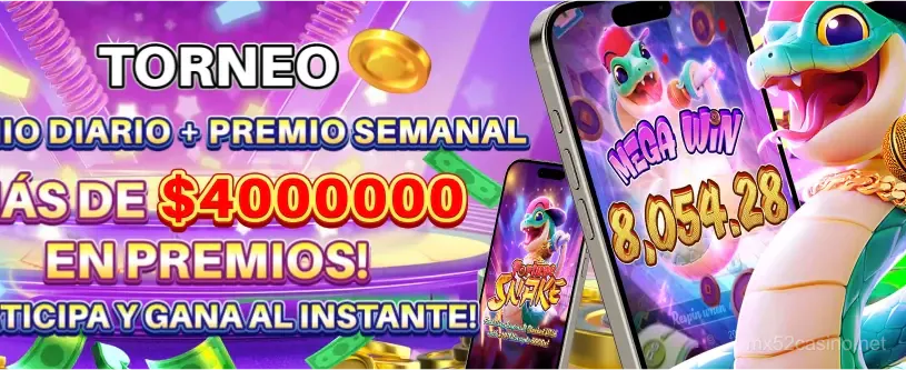 Bonos diarios en 52mx casino